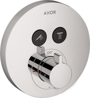 AXOR ShowerSelect Thermostatic Trim Round for 2 Functions