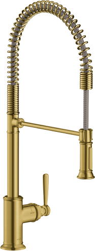 AXOR Montreux Semi-Pro Kitchen Faucet 2-Spray, 1.75 GPM