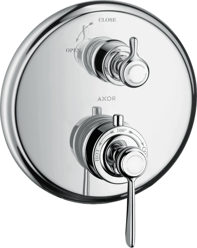 AXOR Montreux Thermostatic Trim with Volume Control- Lever Handle