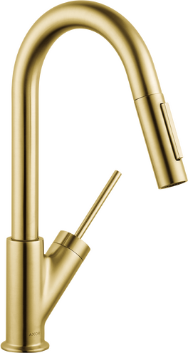 AXOR Starck Prep Kitchen Faucet 2-Spray Pull-Down, 1.75 GPM