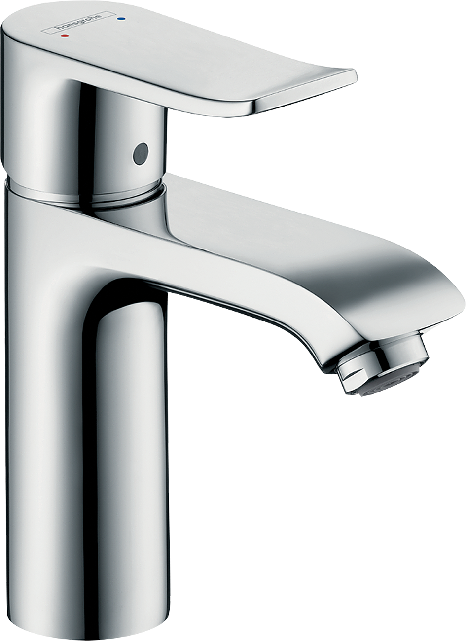 Hansgrohe Metris Single-Hole Faucet 110 with Pop-Up Drain, 1.2 GPM