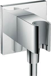AXOR ShowerSolutions Wall Outlet with Handshower Holder, Square