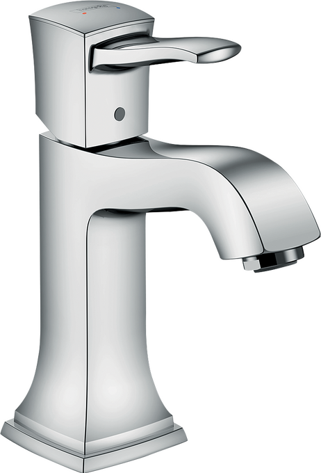 Metropol Classic Single-Hole Faucet 110 with Pop-Up Drain, 1.2 GPM