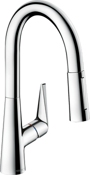 Hansgrohe Talis S Prep Kitchen Faucet, 2-Spray Pull-Down, 1.75 GPM