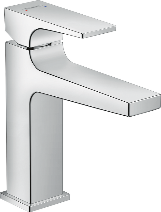 Metropol Single-Hole Faucet 110 with Lever Handle and Pop-Up Drain, 1.2 GPM