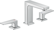 Metropol Widespread Faucet 110 with Lever Handles and Pop-Up Drain, 1.2 GPM