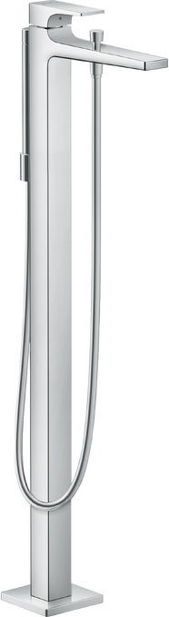 Metropol Freestanding Tub Filler Trim with Lever Handle and 1.75 GPM Handshower