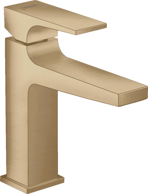 Metropol Single-Hole Faucet 110 with Lever Handle and Pop-Up Drain, 1.2 GPM