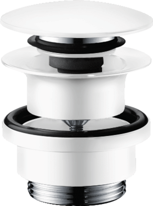 Push-Open Sink Drain