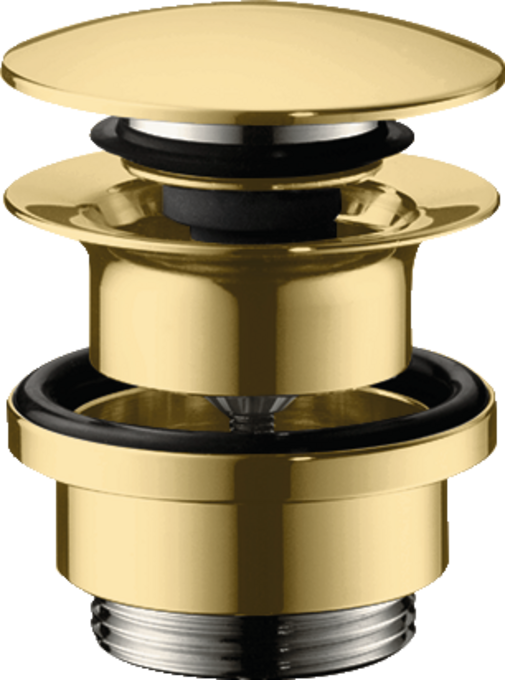 Push-Open Sink Drain