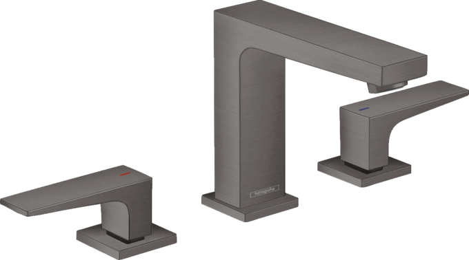 Metropol Widespread Faucet 110 with Lever Handles and Pop-Up Drain, 1.2 GPM