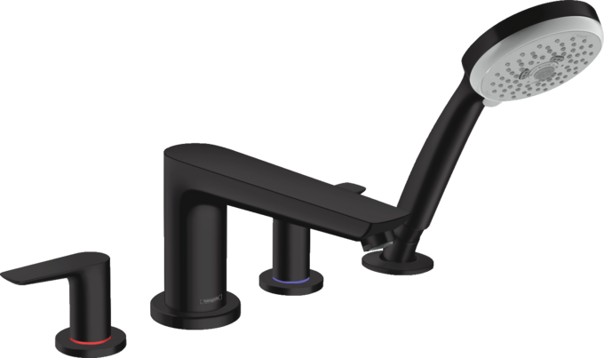 Talis E 4-Hole Roman Tub Set Trim with 1.8 GPM Handshower