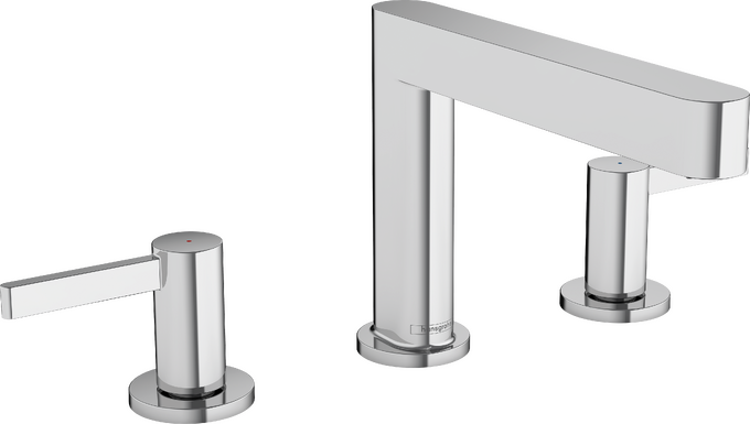 Finoris Wide-spread Faucet 110 with Pop-up Drain, 1.2 GPM