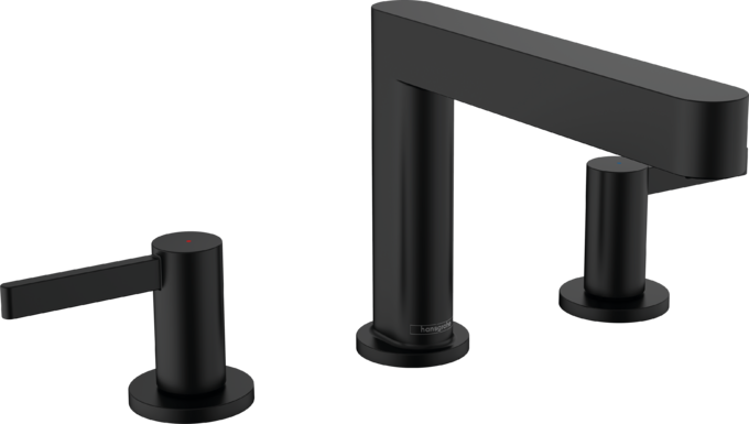 Finoris Wide-spread Faucet 110 with Pop-up Drain, 1.2 GPM