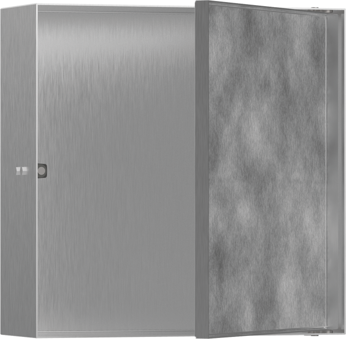 XtraStoris Rock Wall Niche with Tileable Door 12"x 12"x 4"
