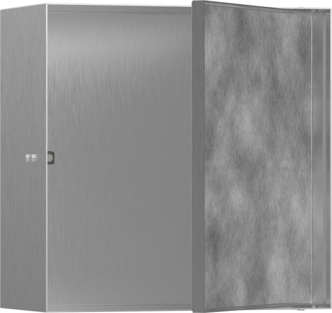 XtraStoris Rock Wall Niche with Tileable Door 12"x 12"x 5.5"