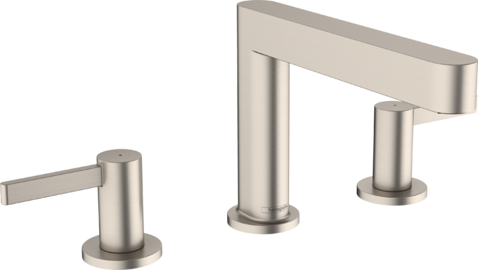 Finoris Wide-spread Faucet 110 with Pop-up Drain, 1.2 GPM