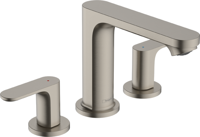 Rebris S Widespread Faucet 110 with Pop-Up Drain, 1.2 GPM
