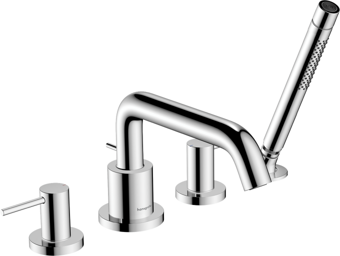 Tecturis S 4-Hole Roman Tub Set Trim with 1.75 Handshower