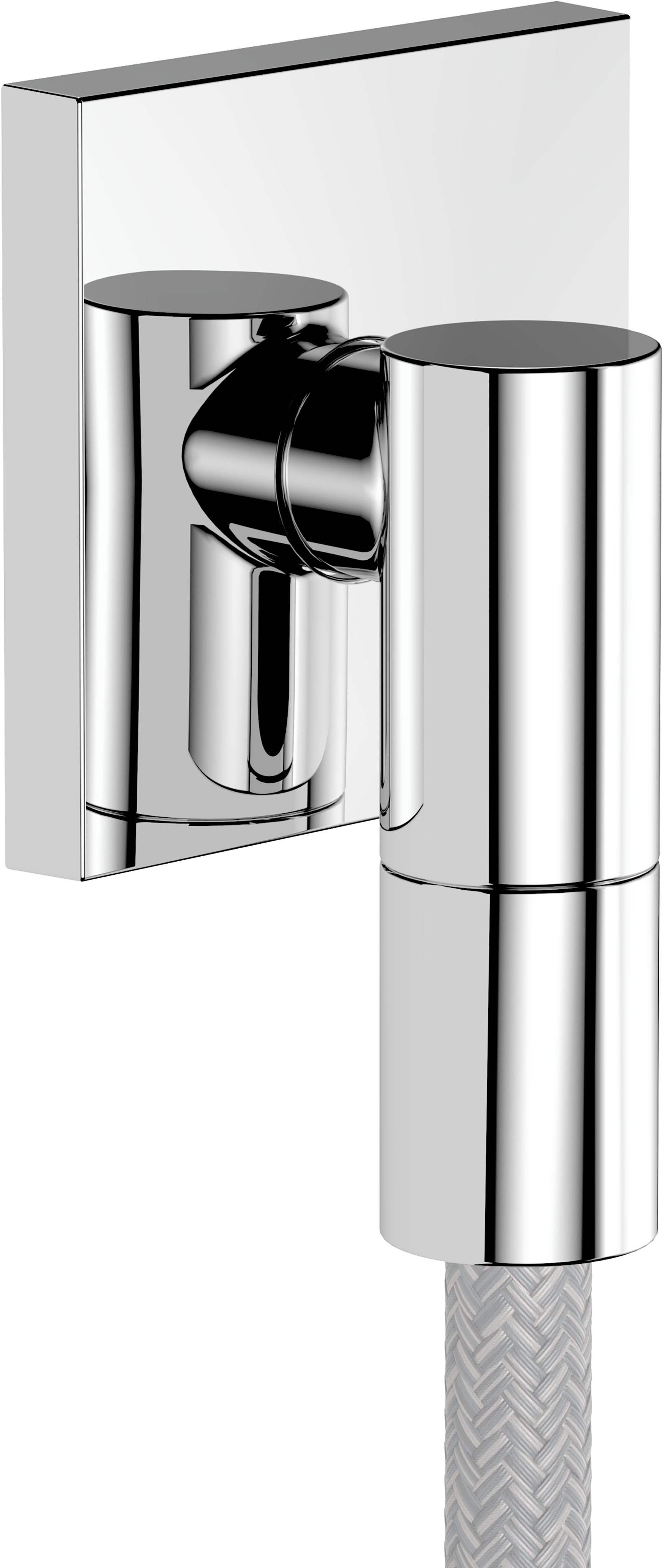 Hansgrohe Wall Outlet E with Check Valve, Square