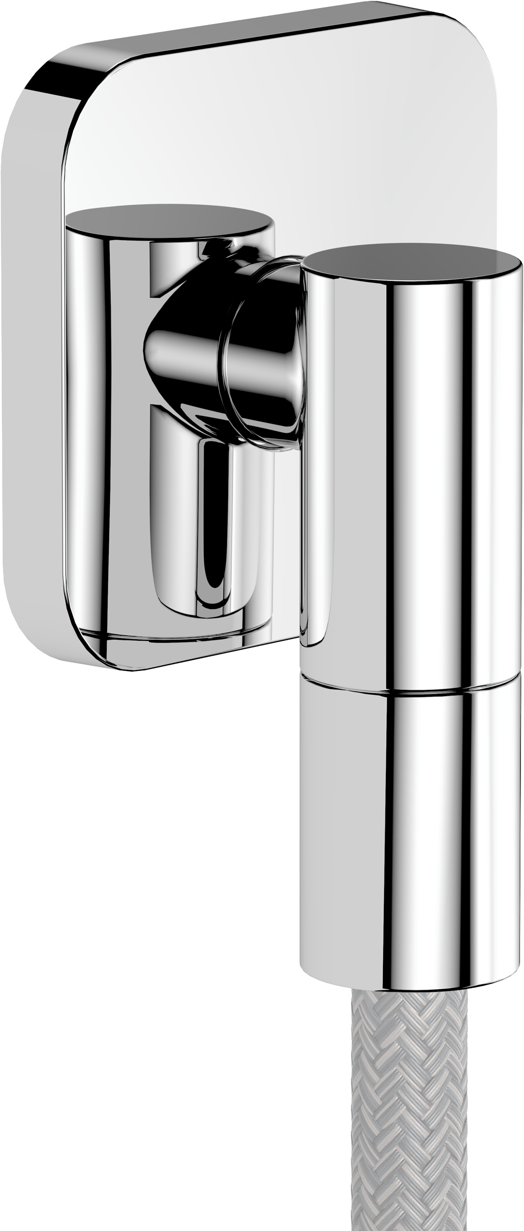 Hansgrohe Wall Outlet Q with Check Valve, SoftSquare