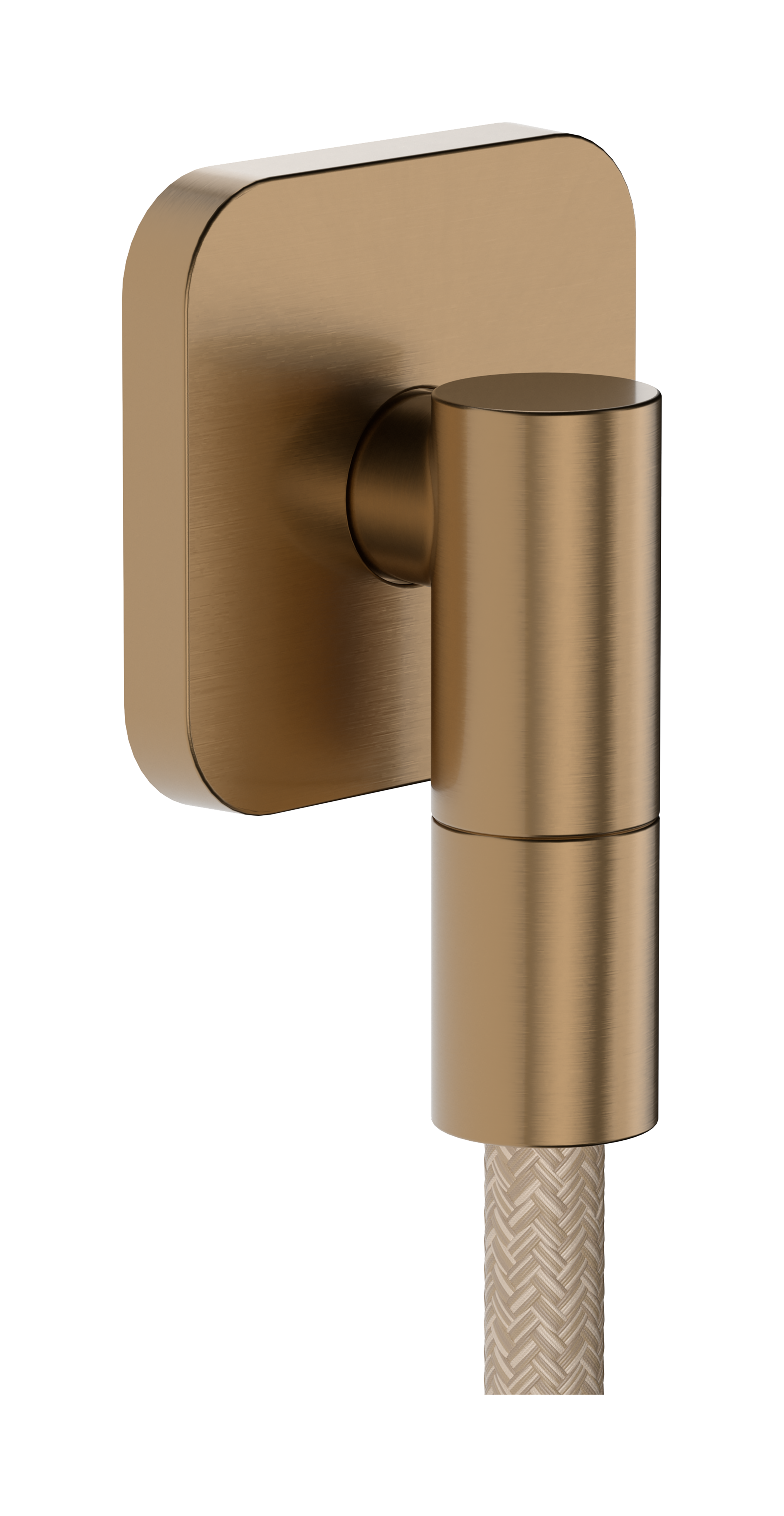 Hansgrohe Wall Outlet Q with Check Valve, SoftSquare