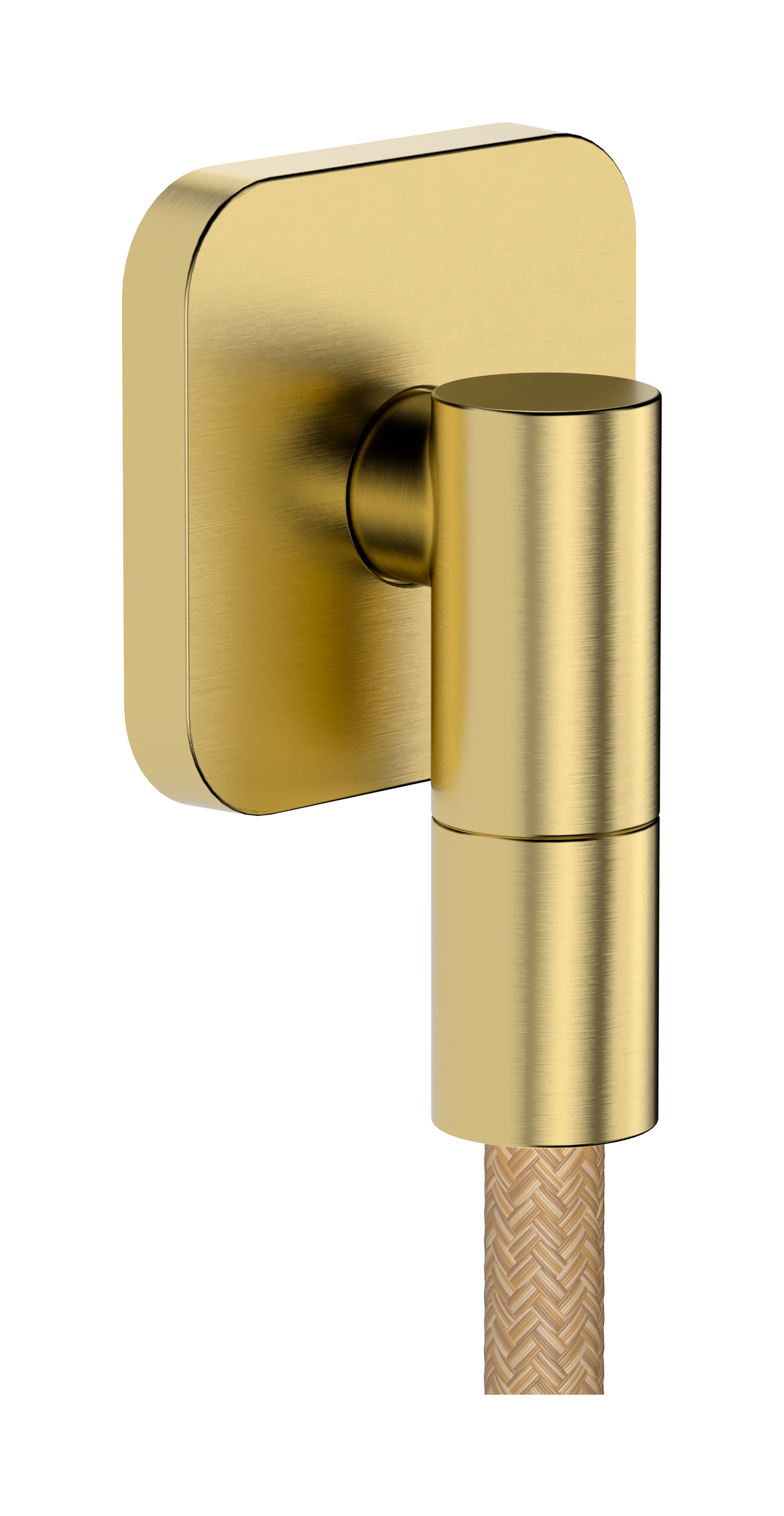 Hansgrohe Wall Outlet Q with Check Valve, SoftSquare