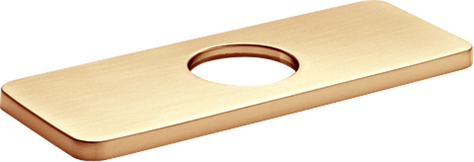 E&S Accessories Base Plate for Modern Single-Hole Faucets, 6"