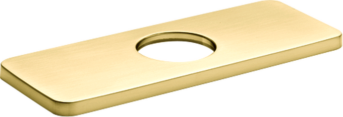 E&S Accessories Base Plate for Modern Single-Hole Faucets, 6"