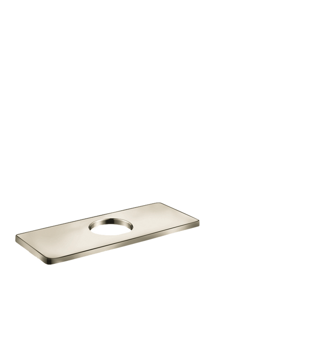 E&S Accessories Base Plate for Modern Single-Hole Faucets, 6"