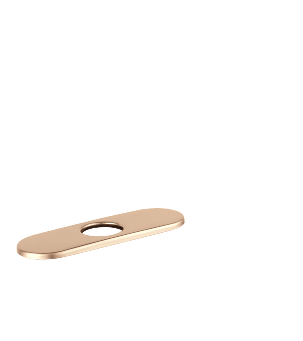 E&S Accessories Base Plate for Contemporary Single-Hole Faucets, 6"
