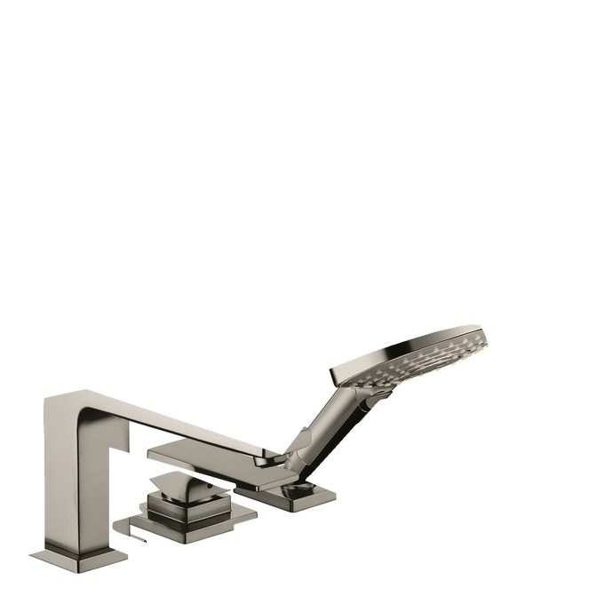Metropol 3-Hole Roman Tub Set Trim with Lever Handle and 1.75 GPM Handshower