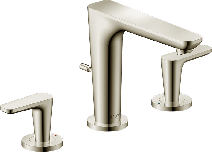 AXOR Citterio C Widespread Faucet 125 with Pop-Up Drain, 1.2 GPM