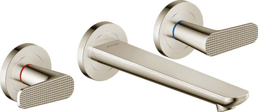 AXOR Citterio C Wall-Mounted Widespread Faucet- Cubic Cut, 1.2 GPM