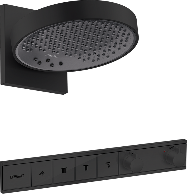 Rainfinity Showerhead 250 3-Jet, 2.5 GPM with RainSelect Thermostatic Trim for 4 Functions