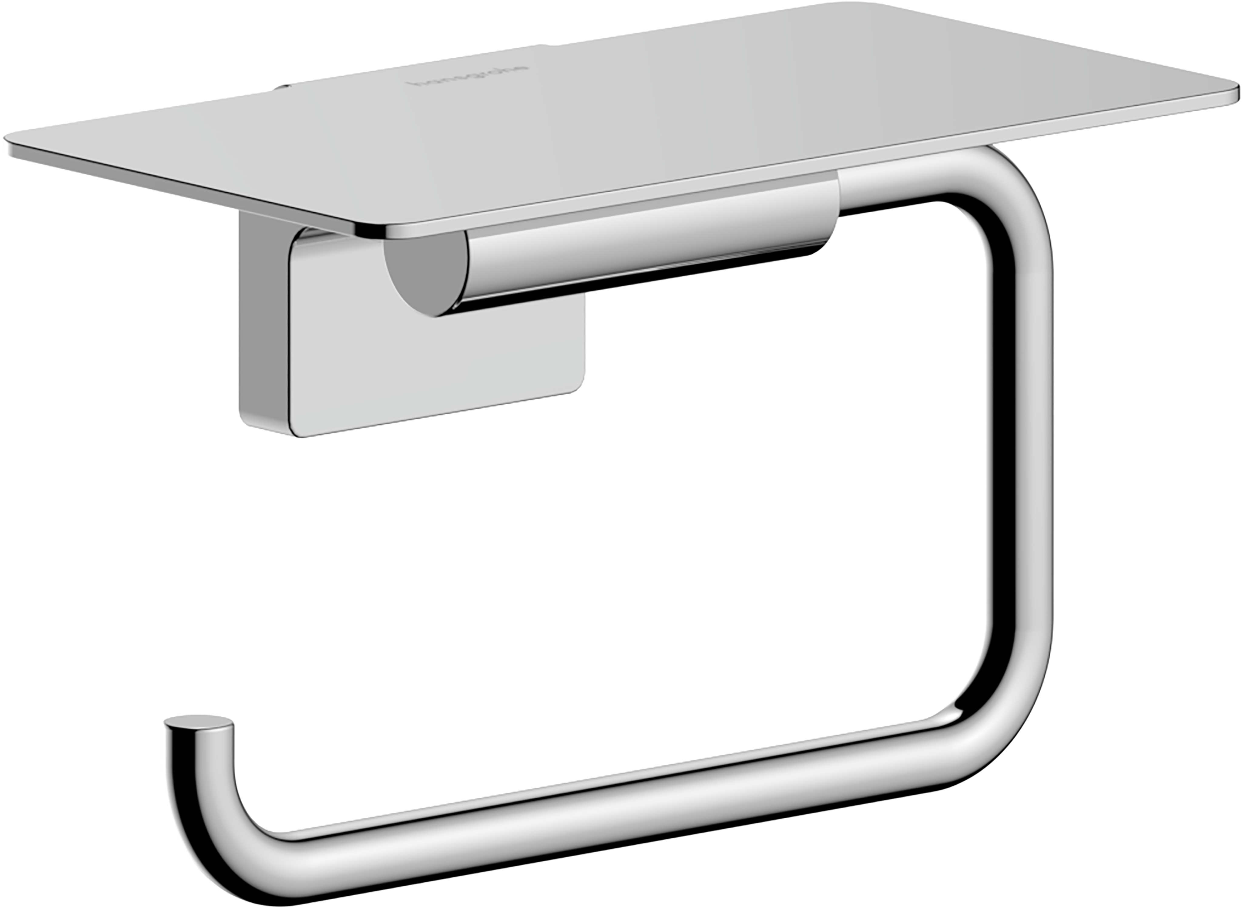 Hansgrohe AddStoris S Toilet Paper Holder with Shelf