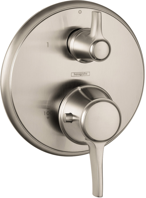 Ecostat Classic Thermostatic Trim with Volume Control, Round