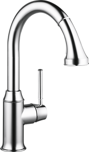 Talis C HighArc Kitchen Faucet, 2-Spray Pull-Down, 1.75 GPM