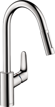 Focus HighArc Kitchen Faucet, 2-Spray Pull-Down, 1.75 GPM