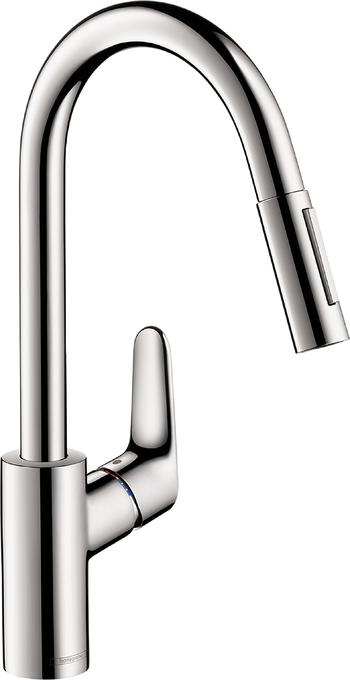 Focus Higharc Kitchen Faucet, 2-Spray Pull-Down, 1.5 GPM