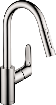 Focus Prep Kitchen Faucet, 2-Spray Pull-Down, 1.75 GPM