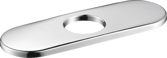 E&S Accessories Base Plate for Contemporary Single-Hole Faucets, 6"