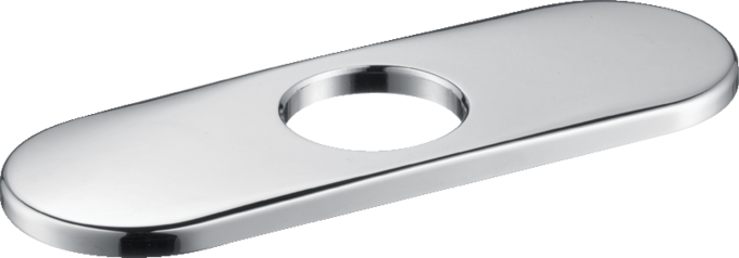 C Accessories Base Plate for Traditional Single-Hole Faucets, 6"