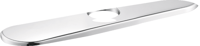 Base Plate for Single-Hole Kitchen Faucets, 10"
