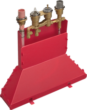 Rough, 4-Hole Thermostatic Roman Tub Set