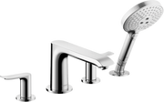 Metris 4-Hole Roman Tub Set Trim with 1.75 GPM Handshower