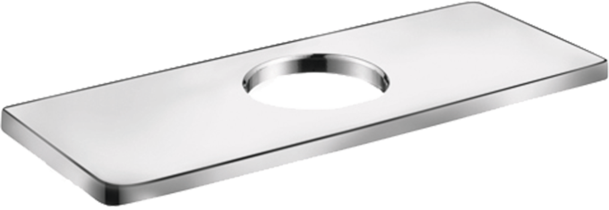 E&S Accessories Base Plate for Modern Single-Hole Faucets, 6"