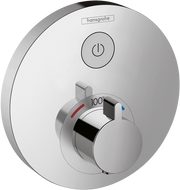 ShowerSelect S Thermostatic Trim for 1 Function, Round