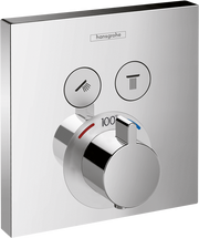 ShowerSelect Thermostatic Trim for 2 Functions, Square