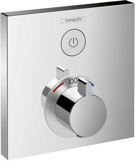 ShowerSelect Thermostatic Trim for 1 Function, Square